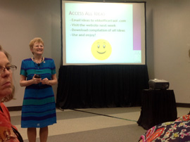 Elaine presenting at ASTD ICE 2013